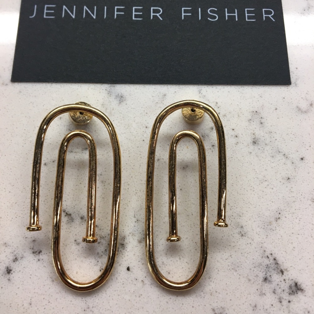 Jennifer Fisher Short Pipe earrings